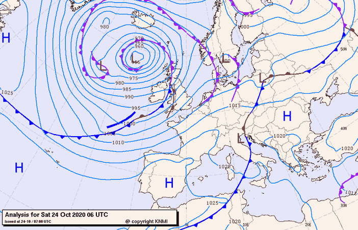 Previsioni meteo per sabato 24, domenica 25, lunedì 26 (ottobre)