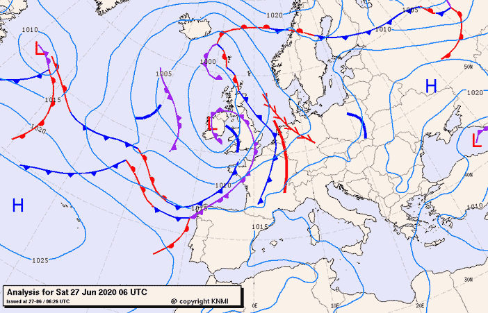 Previsioni meteo per sabato 27, domenica 28, lunedì 29 (giugno)