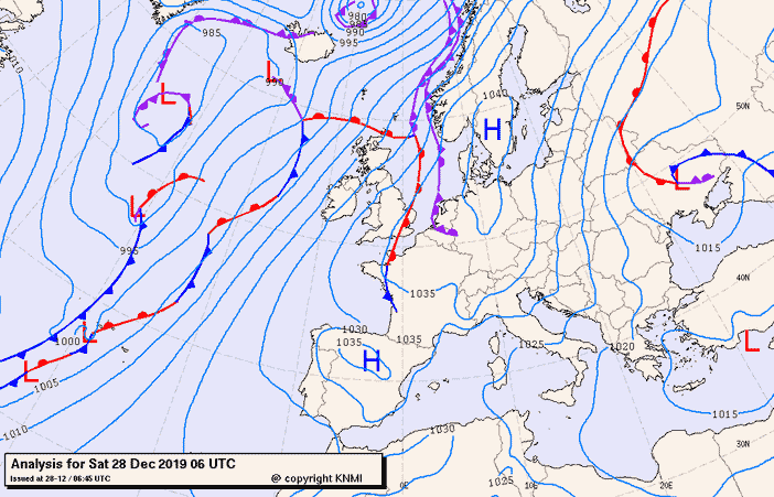 Previsioni meteo per sabato 28, domenica 29, lunedì 30 (dicembre)