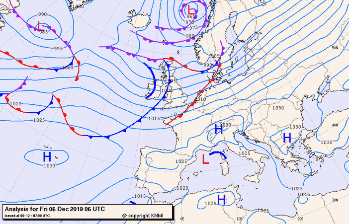 Previsioni meteo per venerdì 6, sabato 7, domenica 8 (dicembre)