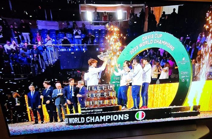 Un Sinner formato Atp Finals regala all'Italia la Coppa Davis Un Sinner formato Atp Finals regala all'Italia la Coppa Davis