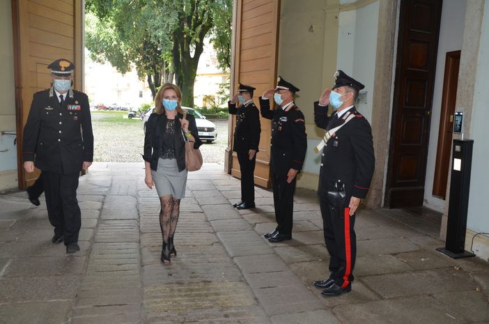 Pavia: il Prefetto Rosalba Scialla in visita al comando provinciale dei Carabinieri
