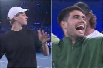 "Sinner è il numero uno", gaffe al Million Dollar 1 Point Slam: Jannik ride con... Alcaraz