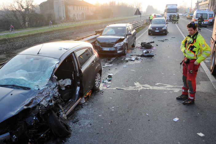 Albairate – Incidente sulla SP ex SS494 Vigevanese