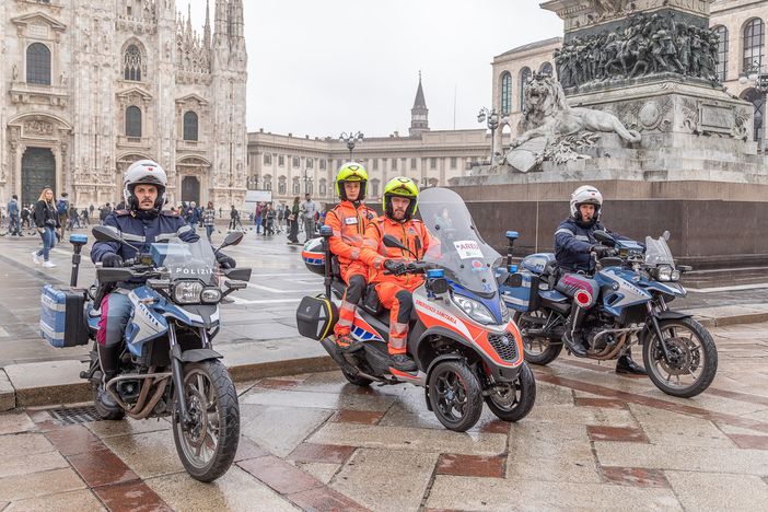 Sperimentazione motosoccorso, attivata la collaborazione con la Polizia di stato di Milano