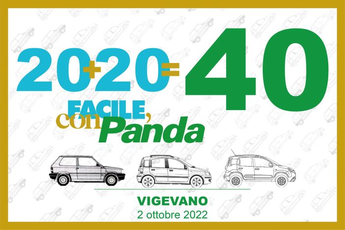 Vigevano: domenica 2 ottobre un mega-raduno per i 40 anni di Fiat Panda Vigevano: domenica 2 ottobre un mega-raduno per i 40 anni di Fiat Panda