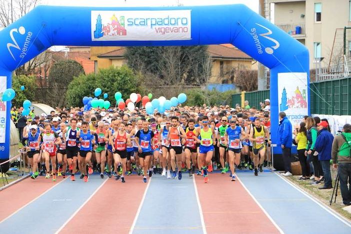 Vigevano, 13° Scarpadoro nella Half Marathon vincono Lollo e Angotti