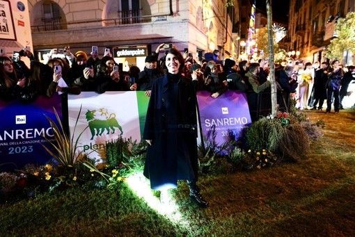 Giorgia al Green Carpet nel 2023 Giorgia al Green Carpet nel 2023