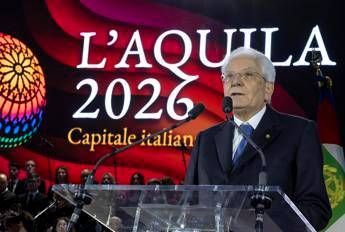 Mattarella a L'Aquila: "Cultura strumento di pace contro guerre, volontà di dominio e strategie predatorie"