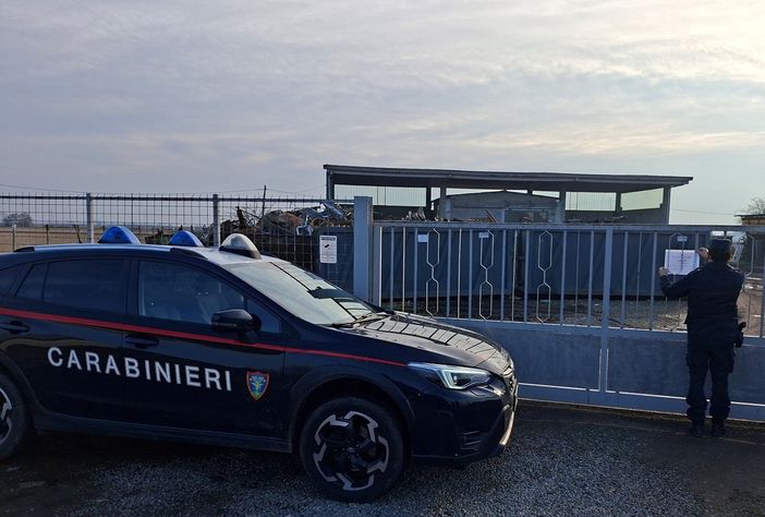Robbio, sequestrata un’area di 200 metri cubi di rifiuti speciali