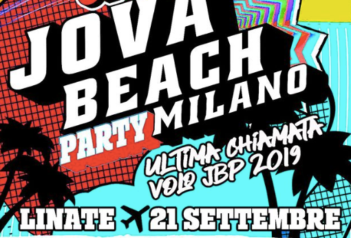 Musica: il volo del Jova Beach Party arriva a Linate Musica: il volo del Jova Beach Party arriva a Linate