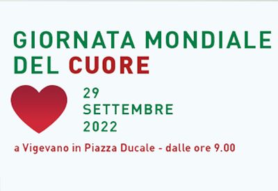 Vigevano: giovedì 29 settembre "Giornata Mondiale del Cuore" in piazza Ducale