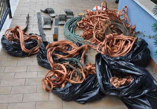 Novara, arrestati ladri di rame: giro d’affari da 1 milione di euro Novara, arrestati ladri di rame: giro d’affari da 1 milione di euro