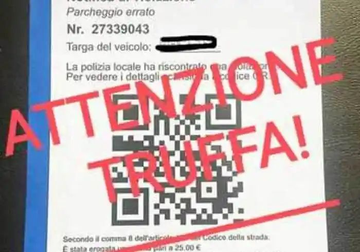 Finta multa con QR code sul vetro: dopo Abbiategrasso, succede a Milano...