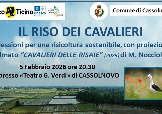 A Cassolnovo il futuro della risicoltura tra sostenibilità, produzione agricola e biodiversità A Cassolnovo il futuro della risicoltura tra sostenibilità, produzione agricola e biodiversità