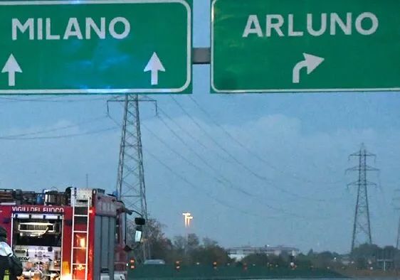 Incidente camion-auto ad Arluno, A4 chiusa verso Milano