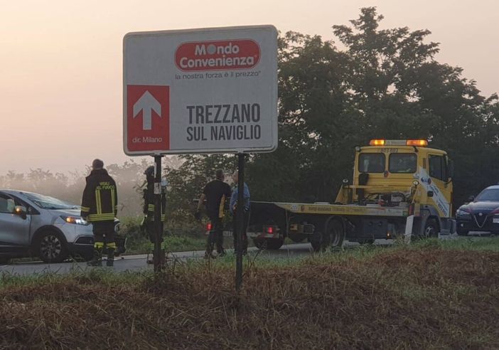 Gravi incidenti tra Robecco e Cassinetta: donna in codice rosso a Legnano