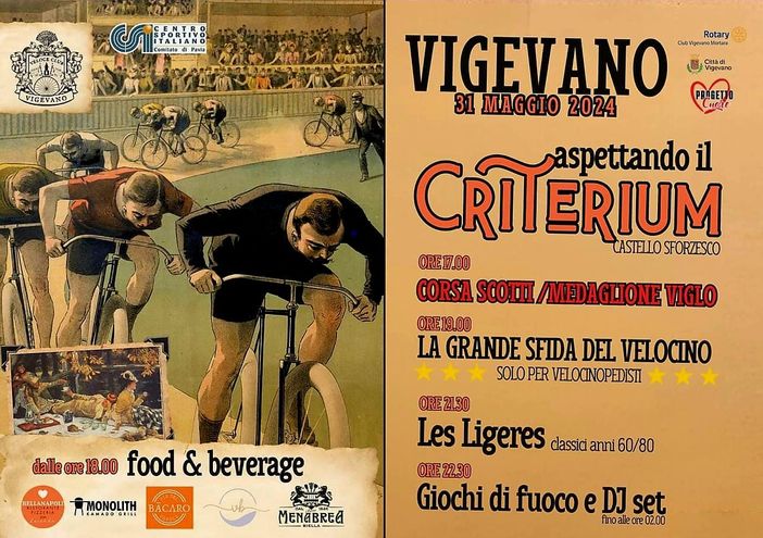 Vigevano, un viaggio nella storia accarezzando i sogni: torna l’appuntamento con il Criterium Ducale