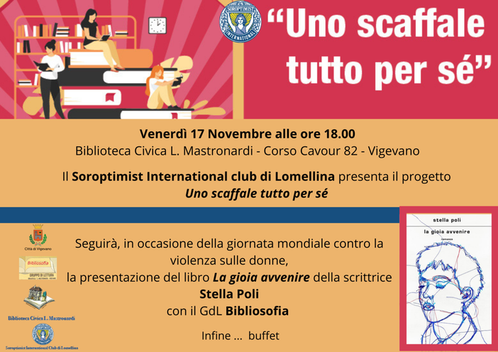 Vigevano, in arrivo il progetto “Uno scaffale tutto per sé” Vigevano, in arrivo il progetto “Uno scaffale tutto per sé”