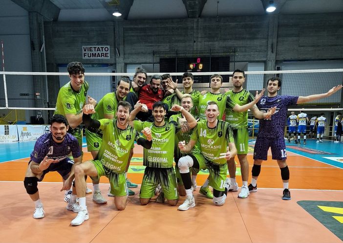 Volley serie A3: urlo liberatorio Moyashi, con Salsomaggiore arrivano i 3 punti Volley serie A3: urlo liberatorio Moyashi, con Salsomaggiore arrivano i 3 punti