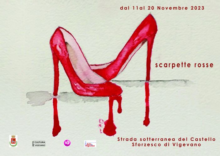 Vigevano: "Scarpette Rosse", mostra collettiva di opere d'arte per la giornata internazionale per l'eliminazione della violenza sulle donne Vigevano: "Scarpette Rosse", mostra collettiva di opere d'arte per la giornata internazionale per l'eliminazione della violenza sulle donne