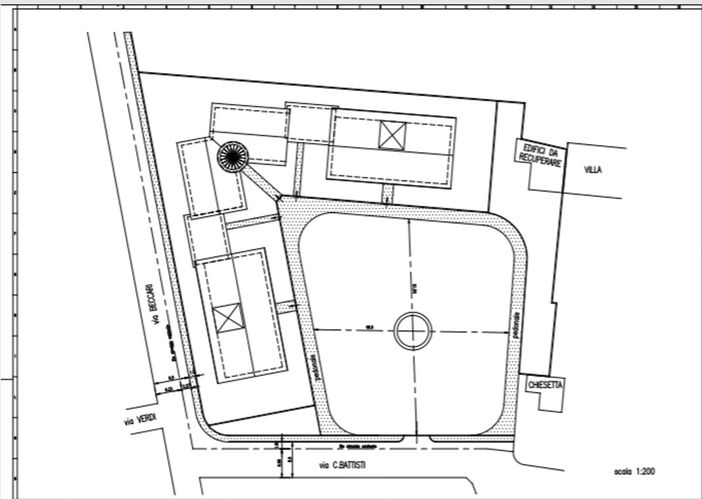 Gropello, conto alla rovescia per la realizzazione delle opere di sistemazione di un vasto slargo vicino a via Cesare Battisti