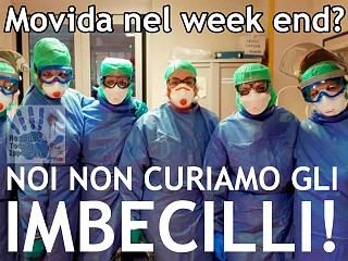 Assembramenti da spritz, furia dei sanitari contro la "Covida" Assembramenti da spritz, furia dei sanitari contro la "Covida"