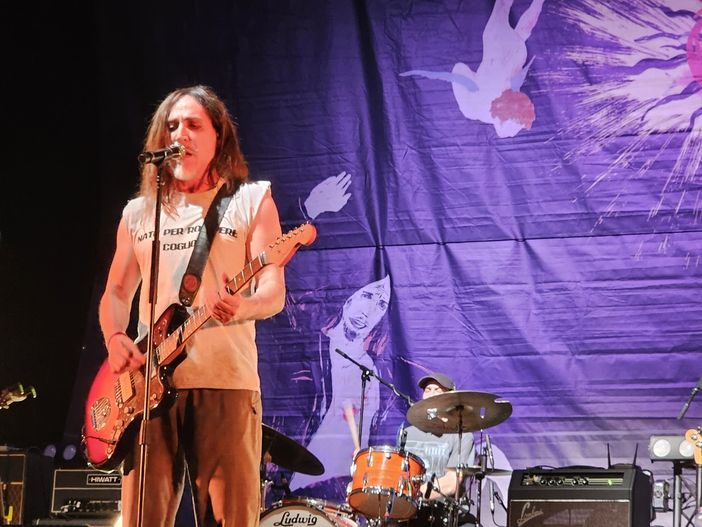 Pavia, le immagini del concerto di Manuel Agnelli al Castello Visconteo