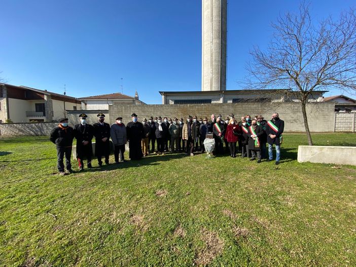 Mede: celebrato il &quot;Giorno del Ricordo&quot; al parco delle Foibe
