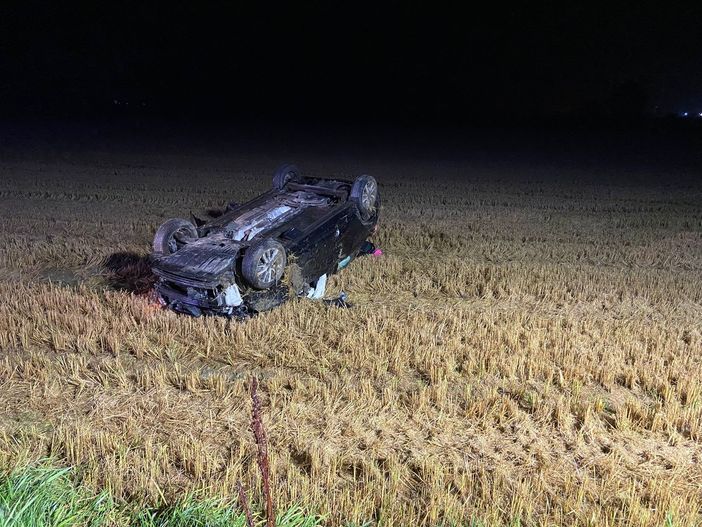 Torre Beretti: auto esce di strada sulla provinciale 193bis, nessun passeggero trovato a bordo