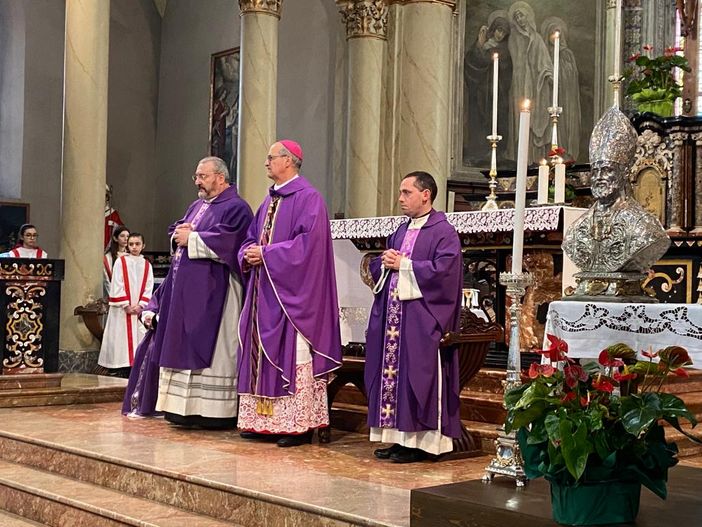 (FOTO) Mede: il vescovo Gervasoni ha chiuso l'anno giubilare dedicato a San Marziano
