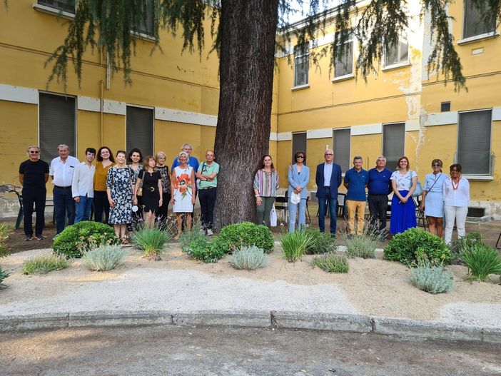 San Matteo Pavia: inaugurata un'area verde sensoriale donata dal Lions Club International