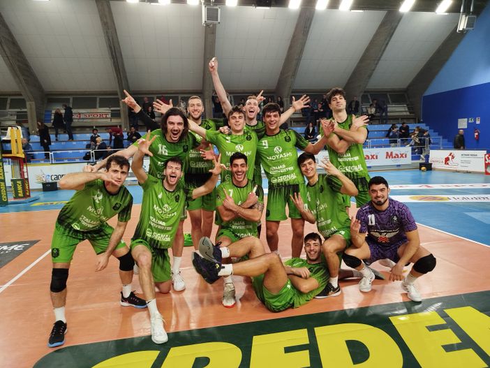 Volley serie A3: colpo esterno della Moyashi, espugnata San Donà al tiebreak Volley serie A3: colpo esterno della Moyashi, espugnata San Donà al tiebreak