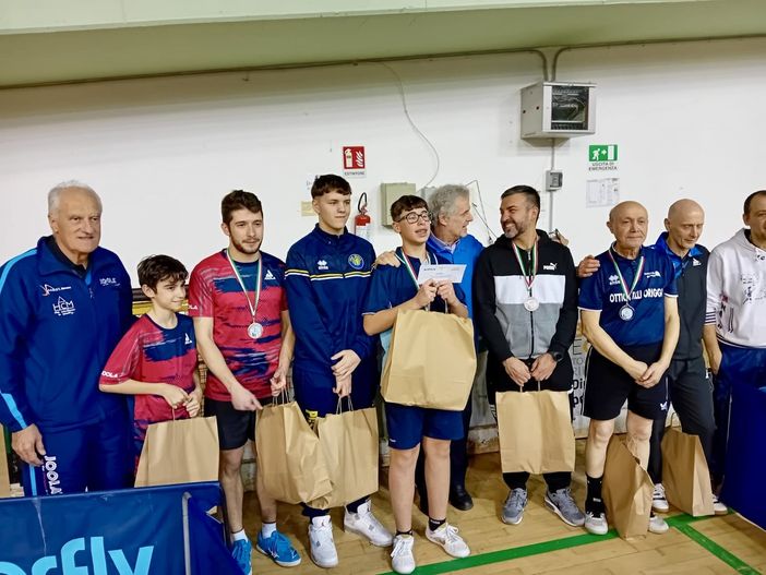Tennistavolo, Alessandro Peluso stratosferico. Il torneo over 2000 di Novara è suo