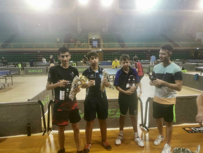 Tennistavolo, altro podio per Peluso. Secondo al sesta categoria di Montichiari
