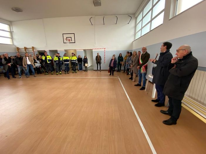 Sartirana: inaugurata la palestra scolastica, dopo i lavori di ammodernamento e messa in sicurezza Sartirana: inaugurata la palestra scolastica, dopo i lavori di ammodernamento e messa in sicurezza