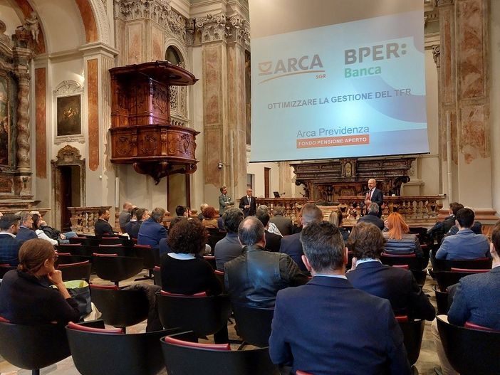 Quanto incide sulle imprese il Tfr lasciato in azienda? A Pavia l'evento organizzato da BPER Banca e Arca Fondi Sgr (VIDEO) Quanto incide sulle imprese il Tfr lasciato in azienda? A Pavia l'evento organizzato da BPER Banca e Arca Fondi Sgr (VIDEO)