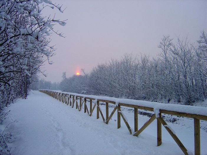 Allerta neve dalle 21 di questa sera sulla provincia di Pavia