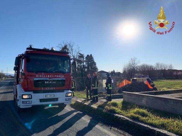 San Martino Siccomario: cede un tappo di una conduttura del gas, chiusa nel pomeriggio la provinciale 35