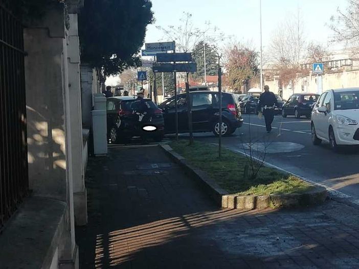 Magenta, incidente tra via Novara e via Moncenisio
