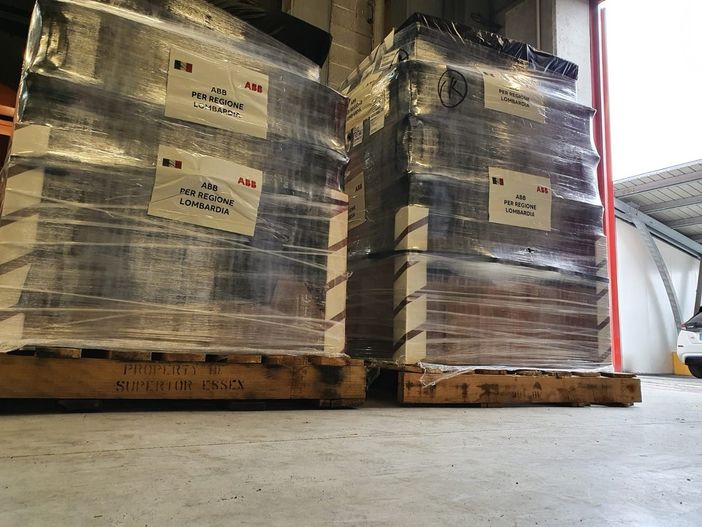 ABB Italia dona 10.000 mascherine alla Regione Lombardia