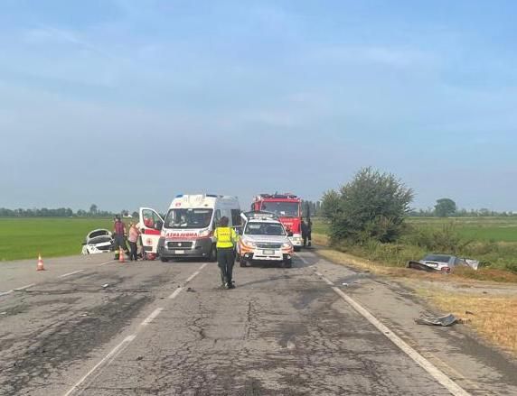 Ceretto: scontro tra auto sulla provinciale 596, sul posto i soccorsi