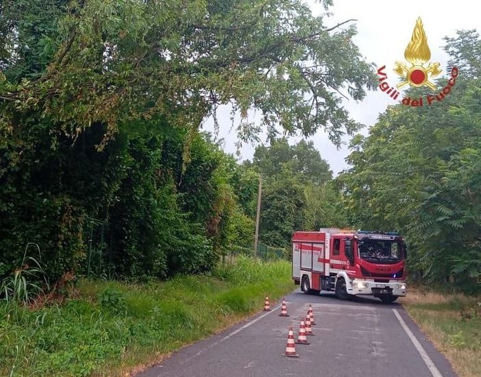 Maltempo, quasi 50 interventi dei Vigili del Fuoco in provincia di Pavia