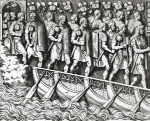 FIUME TICINO STORIA - L'attraversamento del fiume -