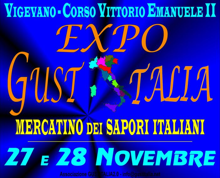 Vigevano: nel weekend di fine novembre, torna Gustitalia mercatino dei sapori