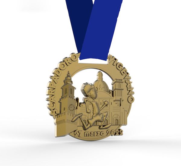 Vigevano, 15° Scarpadoro: - 1 mese al via!. Ecco la medaglia celebrativa Vigevano, 15° Scarpadoro: - 1 mese al via!. Ecco la medaglia celebrativa