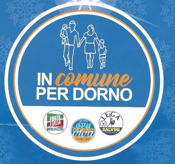 Presentato il simbolo di "In comune per Dorno" in vista delle prossime elezioni comunali 2019 Presentato il simbolo di "In comune per Dorno" in vista delle prossime elezioni comunali 2019