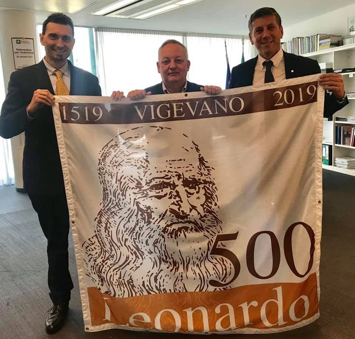- FOTONOTIZIA - Vigevano: il sindaco Sala a Milano per presentare il programma di eventi su Leonardo