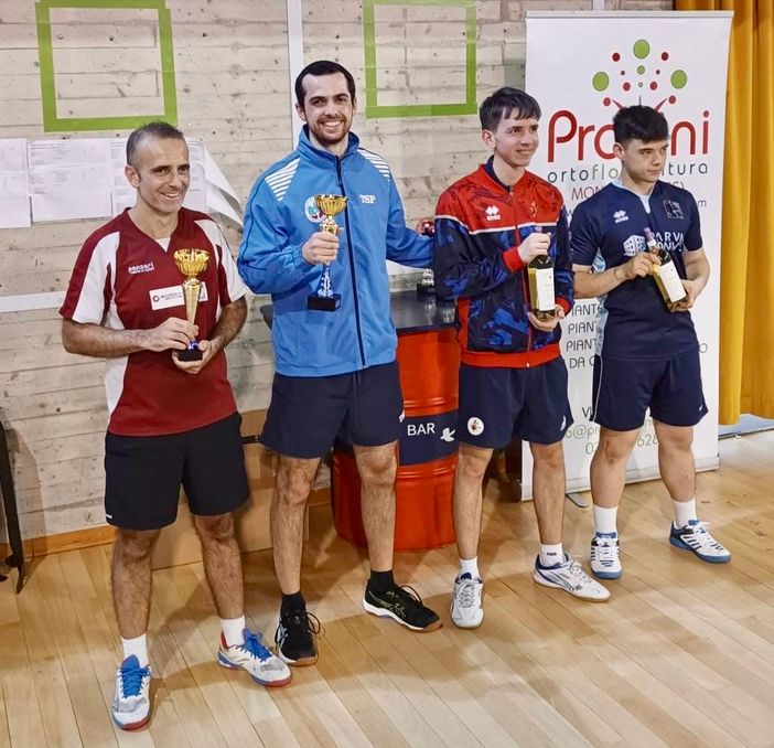 Tennistavolo, ennesimo exploit di Gianluca Austria. È il nuovo campione regionale nel singolo di terza categoria