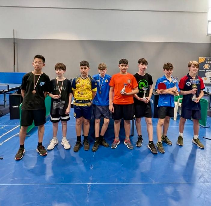 Tennistavolo, seconda prova del torneo "prime racchette" e secondo acuto nell’U15 di Guglielmo Ferri